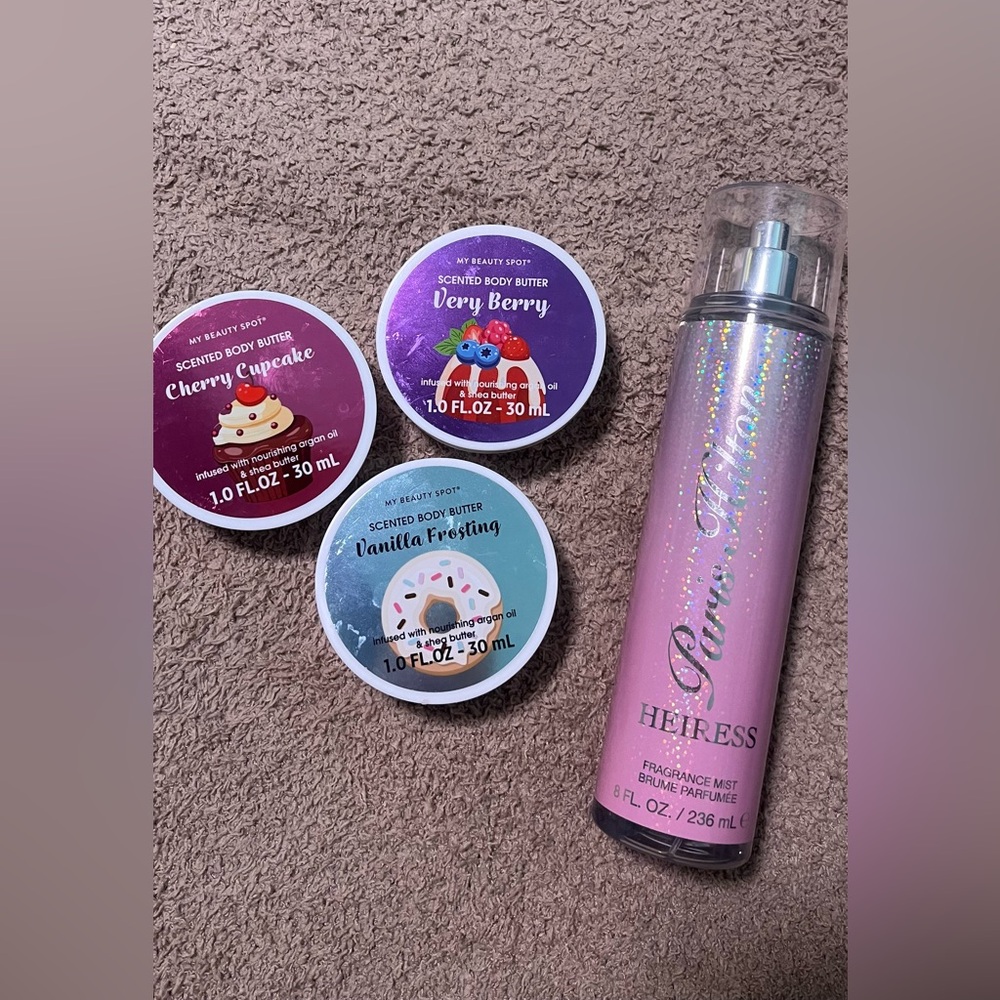 3pc. Scented Body Butter/Body Mist Bundle